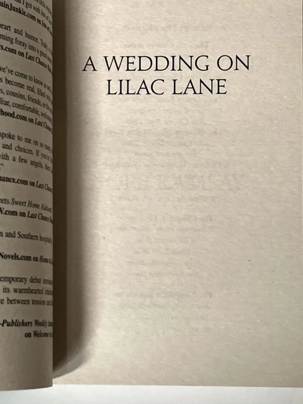 A Wedding on Lilac Lane by Hope Ramsay Moonlight Bay Book 4 Paperback